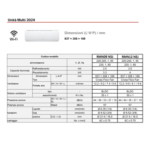 Aire Acondicionado Inverter LG Serie RM Wifi Dual Split 9000+9000 Btu R32 A++ Modelo RM2U15 - Product Image 2
