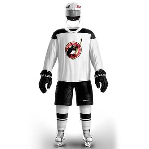 Uniformes de Hockey sobre Hielo Impresos Digitalmente Personalizados de Alta Calidad, Tela de Poliéster Ligera, Secado Rápido, Ecológicos, Transpirables, 3D - Product Image 2