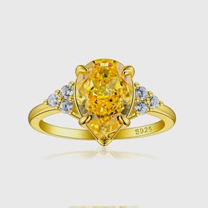 Jewelry for Women <b>Silver</b> <b>Boho</b> Style <b>Ring</b> Jewelry 925 Sterling <b>Silver</b> Yellow Quartz Gemstone Trending Handmade <b>Ring</b> Gift for Love - Product Image 1