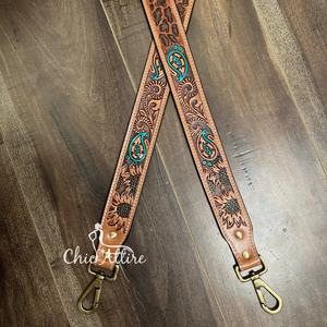 Vente en gros de cuir usiné à la main de haute qualité Bandoulière personnalisée en cuir véritable pour guitare et appareil photo Pièces et accessoires - Product Image 1