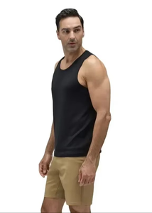 Hommes 100% coton débardeur hommes chemise sans manches respirant hauts de gymnastique vêtements de Fitness entraînement sous t-shirt utilisation de course élégant - Product Image 3