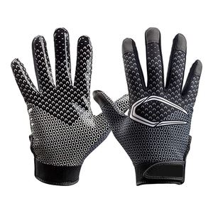 Gants de receveur de football américain professionnels, durables, très adhérents, respirants, en spandex, antidérapants, ajustement confortable, adhérence personnalisée - Product Image 3