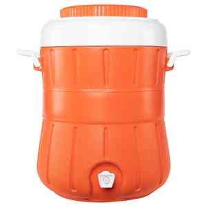 Rahber Modern Style 30 Ltr HDPE Cooler Box en azul y naranja Gran capacidad aislada para eventos al aire libre - Product Image 4