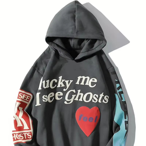 Sudaderas con capucha de manga larga más vendidas para mujer, sudaderas hechas a medida con cuello con capucha para adultos - Product Image 1