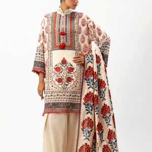 Nouvelle arrivée costumes de pelouse légers et confortables personnalisés en gros pas cher prix pelouse brodé costume pour les femmes 2024 - Product Image 1