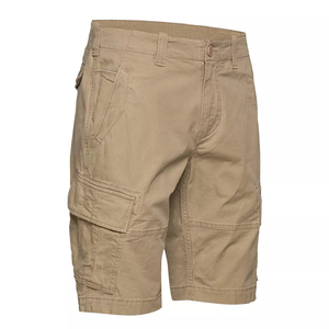 Elastic Waist Casual Breathable Custom Logo Wholesale Quality New Summer Cargo Shorts for Men Comfortable 100% Organic Cotton - Product Image 4