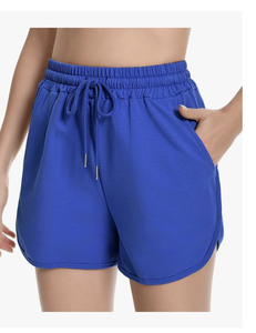 Bangladesh Custom Women's Casual Sweat <b>Shorts</b> Curvy Hem Summer Cotton Lounge <b>Shorts</b> Drawstring Jersey Athletic Workout <b>Shorts</b> - Product Image 4