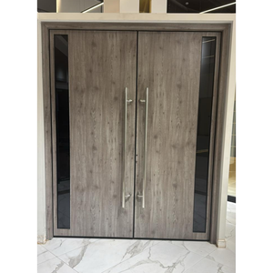 Portes en acier modernes de haute qualité pour une utilisation extérieure dans les villas et appartements de luxe avec entrée principale en pierre - Moderndoor - Product Image 1