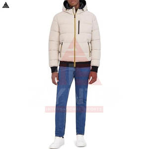 เสื้อแจ็คเก็ตบับเบิ้ลแบบมีฮู้ดสำหรับผู้ชาย  บุใยดาวน์  สำหรับฤดูหนาว  ผ้าไนลอนสีดำ  โลโก้สั่งทำได้  ขายส่ง  น้ำหนักเบา  ให้ความอบอุ่น  สำหรับกิจกรรมกลางแจ้ง - Product Image 6