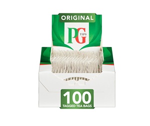 PG ทิปส์ ออริจินัล ชาดำ 100 ซอง แบบแพ็คใหญ่  ถุงชาที่ย่อยสลายได้ทางชีวภาพจากพืช - Product Image 1