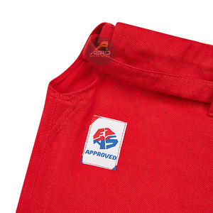 AERO Sambo Lightweight Cotton Boxing <b>Shorts</b> Custom Logo Durable <b>Elastic</b> <b>Waistband</b> Front Quick Dry Red Blue Unisex MMA Sportswear - Product Image 3