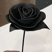 Fleur en cuir avec bâton PSDS