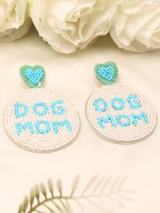 Pendientes bordados hechos a mano de alta calidad para mujer, tamaño pequeño, diseño clásico, costura cruzada, joyería de moda - Product Image 6