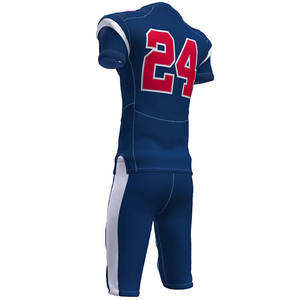 ชุดเสื้อและเสื้อปักลายโพลีเอสเตอร์เสื้อเจอร์ซี่อเมริกันฟุตบอลเสื้อกีฬาสั่งทำ - Product Image 5