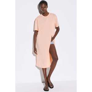 T-shirt décontracté à col rond en tissu déchiré 100% polyester Coupe classique - Product Image 2