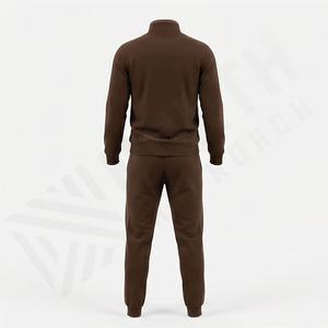 Survêtement pour homme à manches longues avec matière extensible et look athlétique, parfait pour la course à pied, l'entraînement sportif, la pratique sportive, couleur personnalisée - Product Image 2