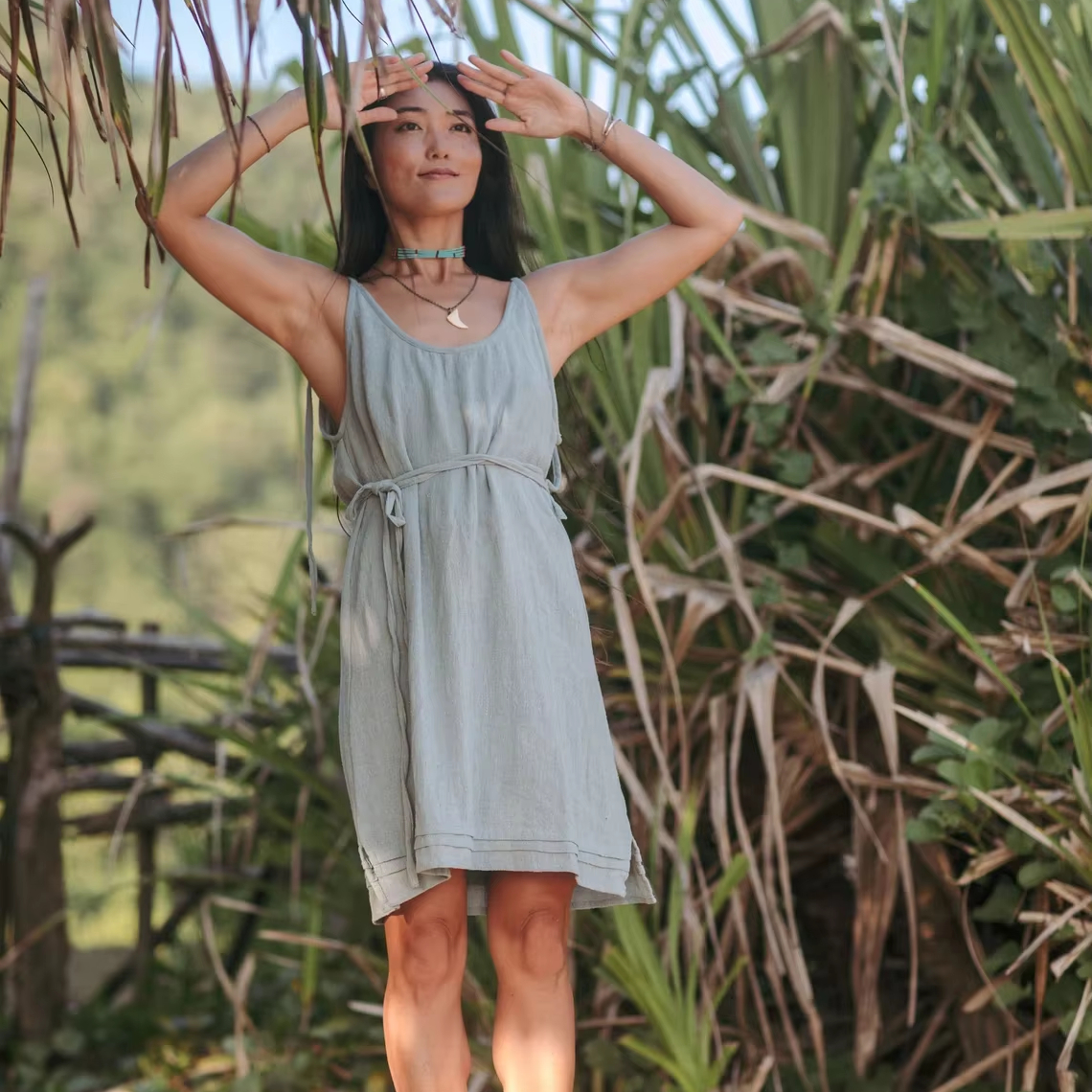 Pale Blue Mini Dress 2025 New Style A-Line Summer Dress
