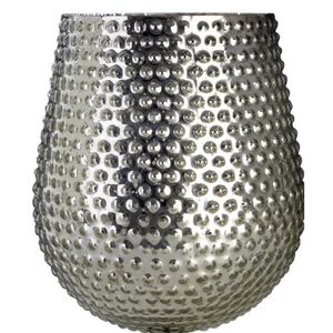 Martillado Diseñador Look Classic Wedding Deco Metal Florero Lujo Navidad Mesa Decorativo Con Tamaño Personalizado - Product Image 1