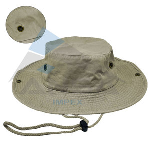 Venta al por mayor personalizado Unisex 100% algodón cubo sombrero Camping verano sombreros cubo sombrero al aire libre - Product Image 5