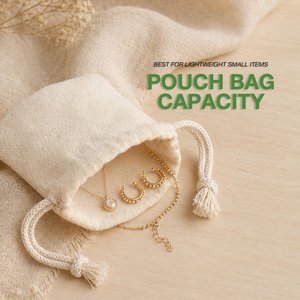 Pochette en tissu personnalisable 4 L x 5 H (10 cm x 13 cm) réutilisable pour l'emballage et la sérigraphie de montres, logo personnalisé pour les promotions - Product Image 6
