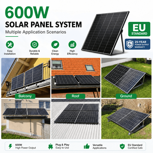 Attrezzatura Portatile per Generazione di Energia Solare, Durevole e Facile da Installare Senza Forature, per Famiglie, Appartamenti in Affitto, Balconi Fotovoltaici - Product Image 3
