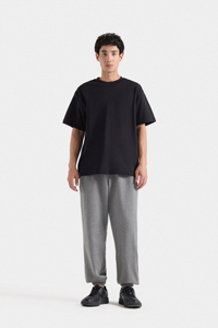 T-shirt d'été personnalisé pour hommes, haut ample à manches courtes, haut de rue décontracté, sport, haut tricoté respirant, vente en gros - Product Image 2