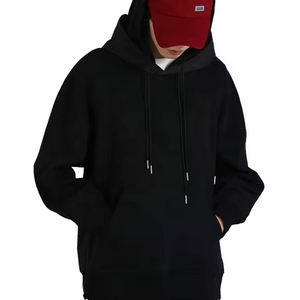 2025 Nueva colección de moda de lujo Premium sudaderas con capucha personalizadas para hombres de peso pesado 100% algodón liso teñido Digital invierno - Product Image 1