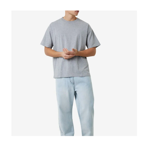 เสื้อยืดผู้ชายผ้าคอตตอนหนานุ่มทรงโอเวอร์ไซส์ คุณภาพสูง รับสกรีนโลโก้ เสื้อแฟชั่นผู้ชาย - Product Image 3