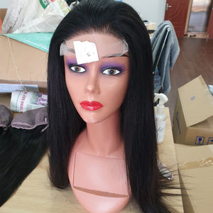 Perruque de fermeture droite sans colle 100% cheveux bruts humains vietnamiens avec le meilleur prix de gros - Product Image 1