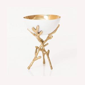 Marvelous Design <b>Incense</b> <b>Oud</b> Burner In Aluminium Gold And White Color Bakhoor Burner For Home Events Decor - Product Image 1