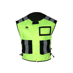 Chalecos DE SEGURIDAD reflectantes sin mangas de alta visibilidad Ropa de moda Cremallera Tela de calidad premium Hecho Chaleco de trabajo en la carretera - Product Image 1