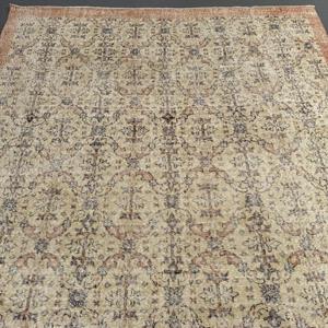 พรมวินเทจขนาด 6x11.4 ฟุต (183x347 ซม.) สีน้ำตาล พรมตุรกีสีพื้น - Product Image 3