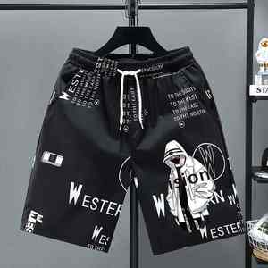 NOVEDAD DE VERANO 2025, pantalones cortos informales de cintura media para hombre, pantalones deportivos holgados de moda de secado rápido, pantalones informales de playa a la moda - Product Image 5