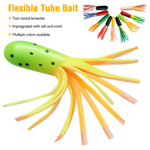 Lot de 120 leurres souples pour la pêche, haute qualité, leurres tubulaires, hameçons jig head, kit de leurres pour crappie, truite, brochet, poisson-chat, eau douce - Product Image 5