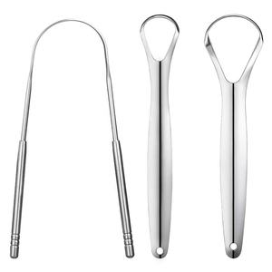 Stainless Steel <b>Tongue</b> <b>Cleaner</b> <b>Tongue</b> Scraper Bacteria Inhibiting U Shape Available in All Kinds & Qualities - Product Image 6