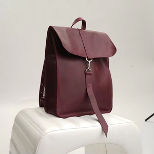 Luxury High Quality Waterproof <b>Leather</b> <b>Backpack</b> for <b>Men</b> Custom Travel <b>Leather</b> <b>Backpack</b> for Laptop LBP-0043 - Product Image 1