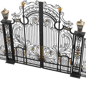 Explore Iron Gate Designs Trendy Metal Frame House & Compound Wall Gates with Security Fencing for Enhanced Security and Style - Product Image 1