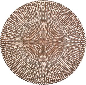High Quality Round <b>Hand</b> Woven Rattan Placemat Multi-Functional Heat Insulation Mat for Hot Pots and Candle <b>Warmers</b> - Product Image 3