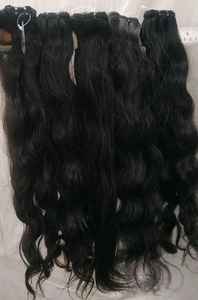 Extensions de cheveux humains Remy non transformés de temple naturel de haute qualité cheveux indiens avec des styles de vague naturelle et de vague profonde lâche - Product Image 3