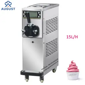 Máquina comercial de helados 20-28L/H Servicio suave con pantalla LED Limpieza automática 3 sabores Perfecto para restaurantes Snack Bar