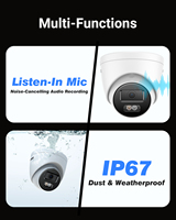 Caméra de sécurité IP PoE ANNKE 12MP avec détection IA, double éclairage intelligent, microphone et vision nocturne - Caméra CCTV extérieure