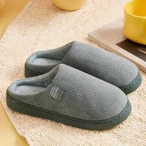 Women's Thick Bottom <b>Home</b> <b>Slippers</b> Household Plush <b>Slippers</b> Anti-slip Comfy Thermal <b>Slippers</b> - Product Image 3