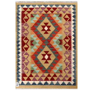 Juego de Alfombras Kilim de Maimana, Afganistán, 119 x 84 cm - Product Image 1