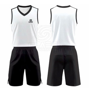Uniforme de basket-ball personnalisé, léger, maillot de basket-ball et ensemble court, dernier design, uniforme de basket-ball confortable - Product Image 1