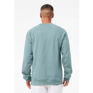 Sweat ras du cou raglan en polaire éponge unisexe Pull en polaire thermique Pull ras du cou Sweat de travail d'hiver - Product Image 3