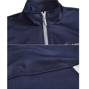 Men's Quality Athletic Full <b>Zip</b> <b>Hooded</b> Solid Casual Jogging Gym SweatSuit Custom Style Fashion Breathable for Winter - Product Image 3