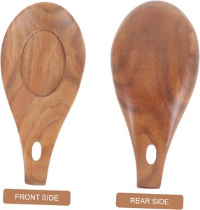 ที่วางช้อนสำหรับซุปที่วางบนเคาน์เตอร์ไม้ช้อนแบบเรียบง่ายส่วนที่เหลือในครัวซุป - Product Image 4