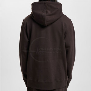 เสื้อฮู้ดลำลองแบบสวมหัวของผู้ชายผ้าฝ้าย100% กำหนดสีได้เองสำหรับฤดูหนาว - Product Image 2