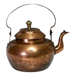 Kitchen Ware Coffee Tea and Espresso Supplies Superior Quality <b>Kettle</b> Copper Finishing Tea Serving Pot Home Restaurants - Product Image 1