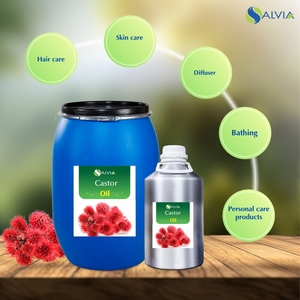 Huile de ricin indienne pure à 100% de haute qualité Salvia |   Ricinus Communis L |   Huile essentielle pure pour les soins de la peau et la santé - Product Image 3